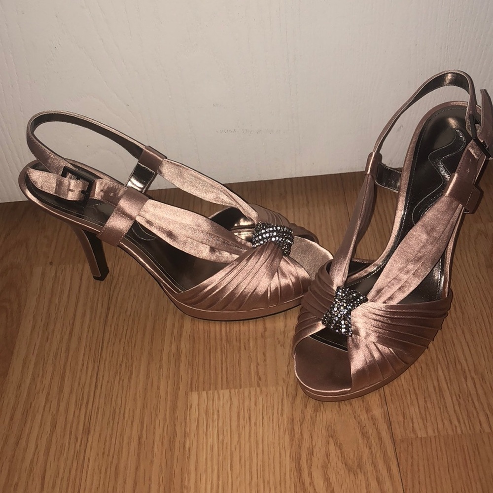 Rose gold heels